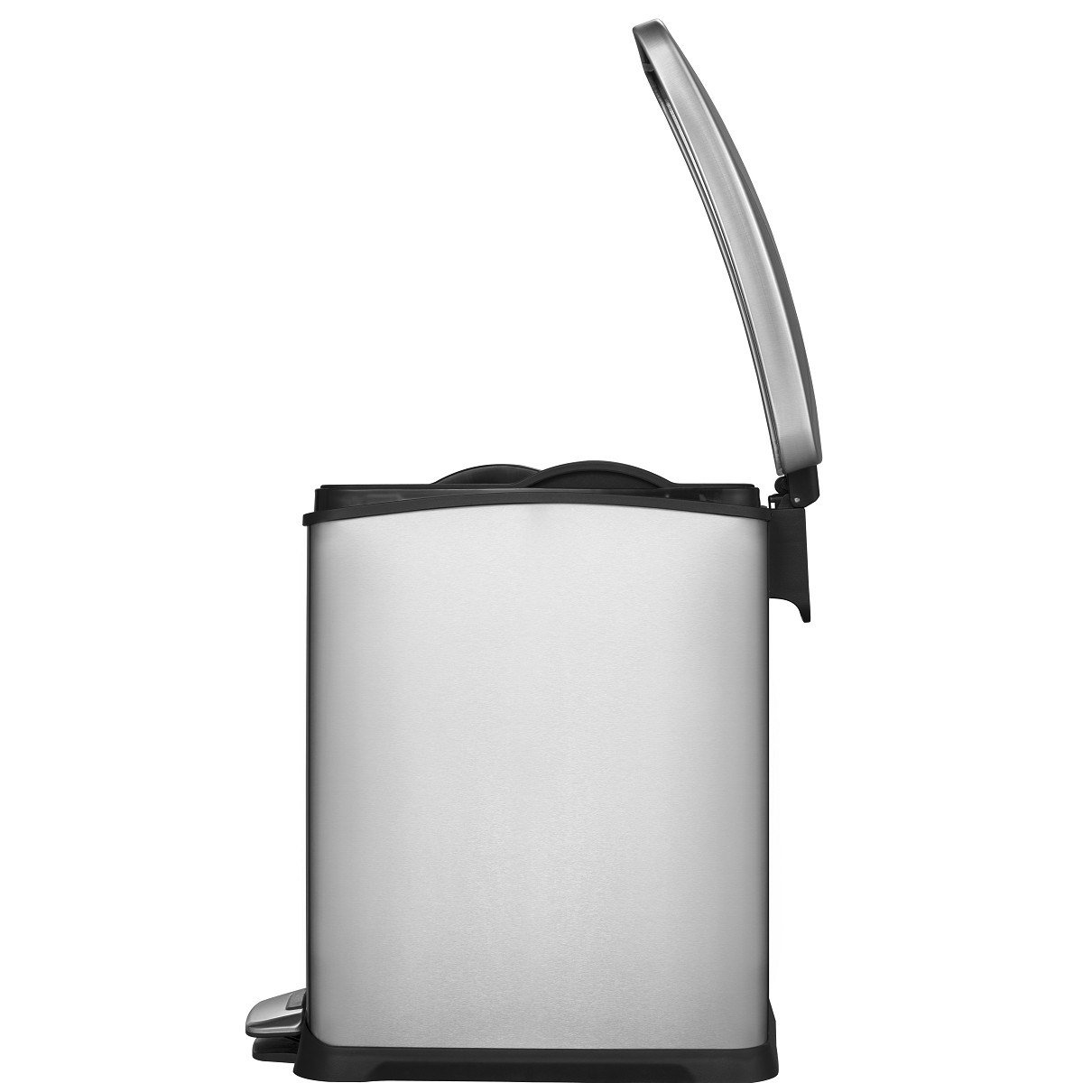 Primanova Çöp Kov Pedallı Paslanmaz Dikdörtgen 15Lİç Mekan Çöp KovalarıAnsan