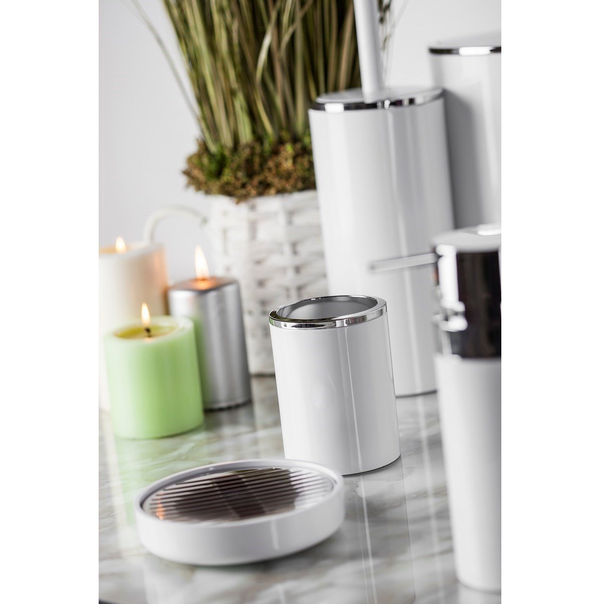 Primanova Lenox Tuvalet Fırçası BeyazTuvalet FırçalarıAnsan