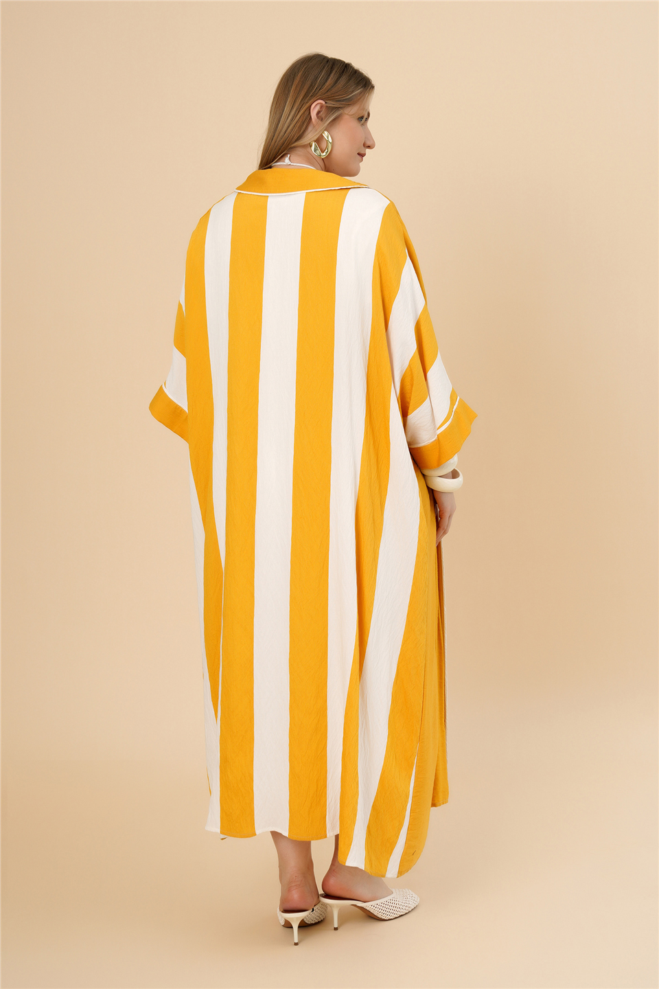 20095 VİSKON ELBİSE VE KAFTAN TAKIM
