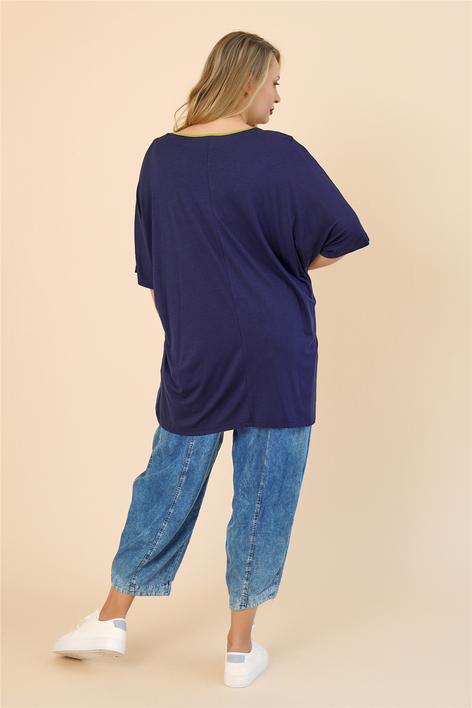 22091 TENCEL GARNİLİ VİSKON TUNİK