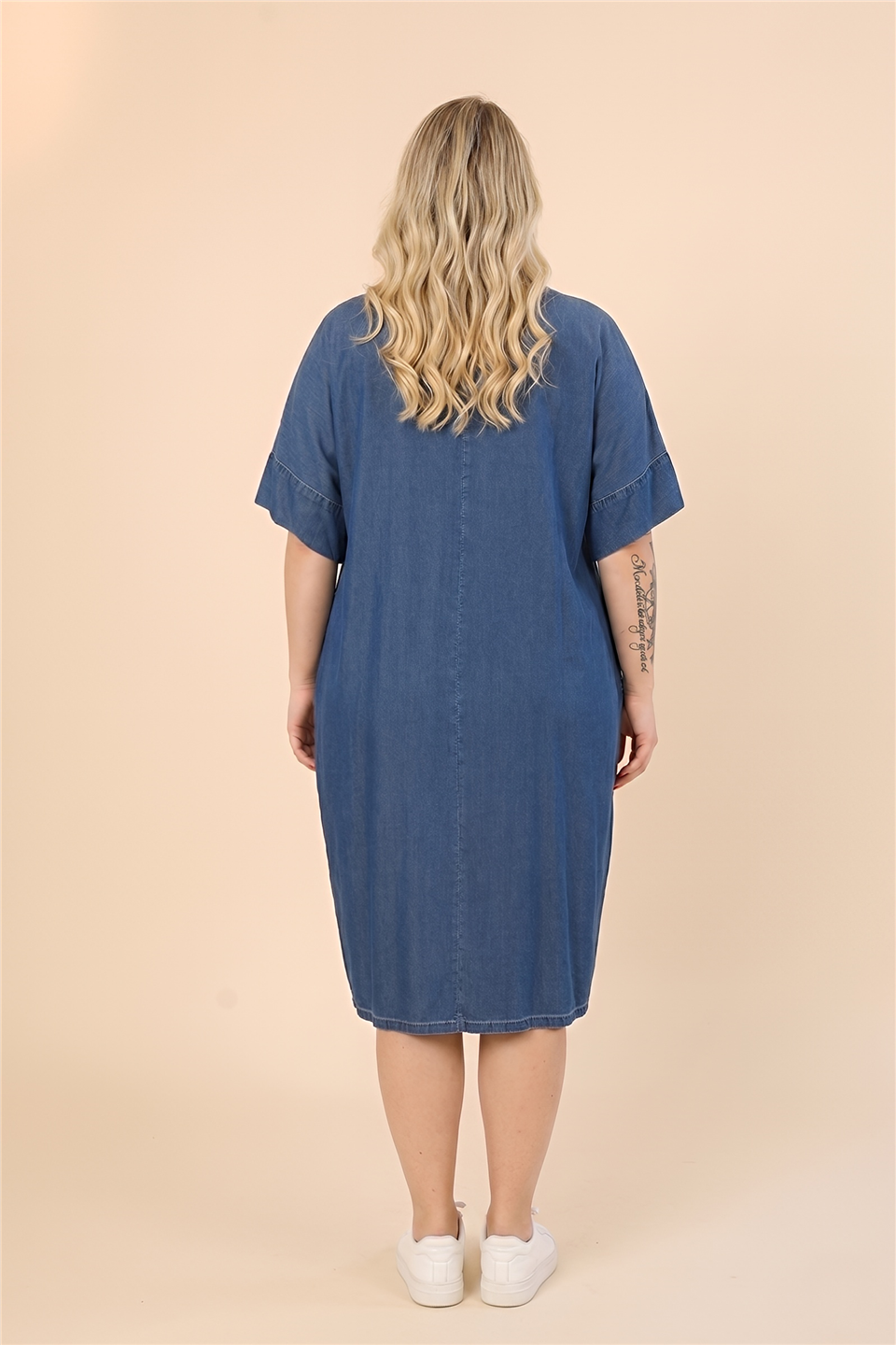 22100 TENCEL ELBİSE