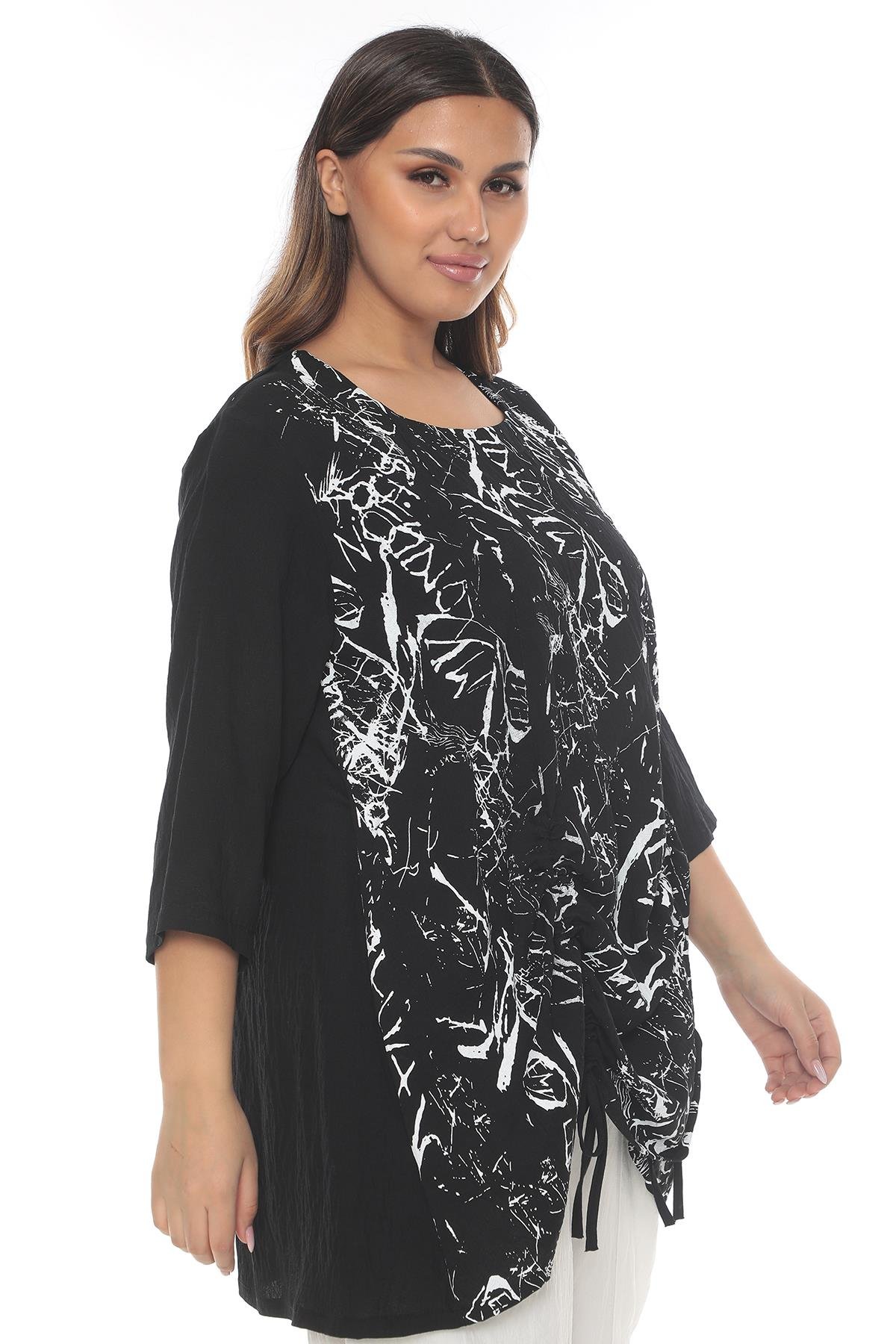 23127 SIYAH AMAND TUNIK