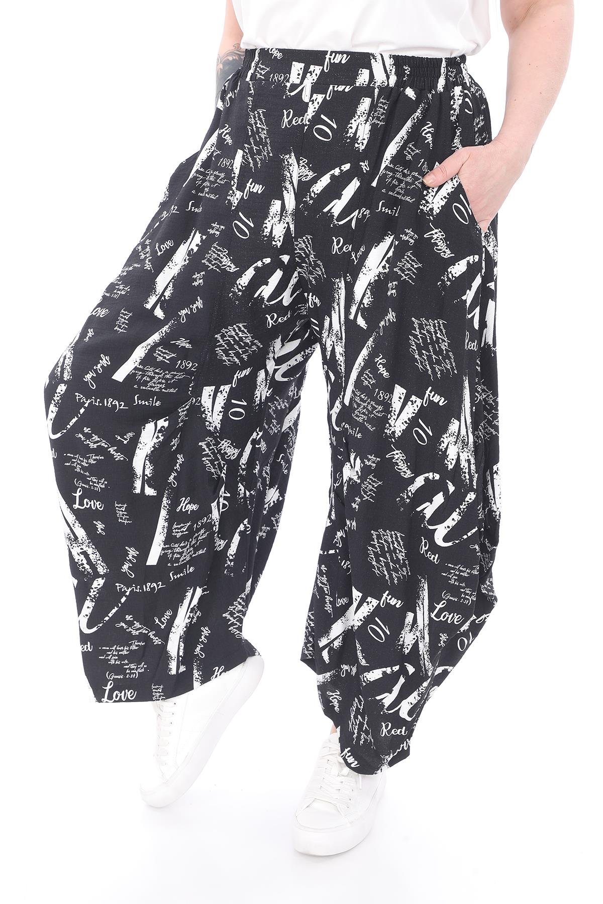 23236 SIYAH PARLEY PANTOLON