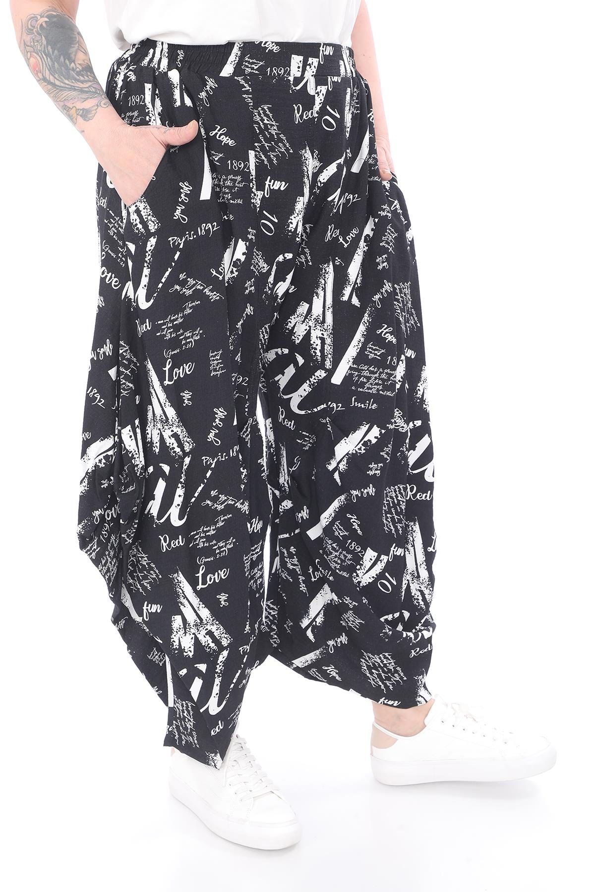 23236 SIYAH PARLEY PANTOLON