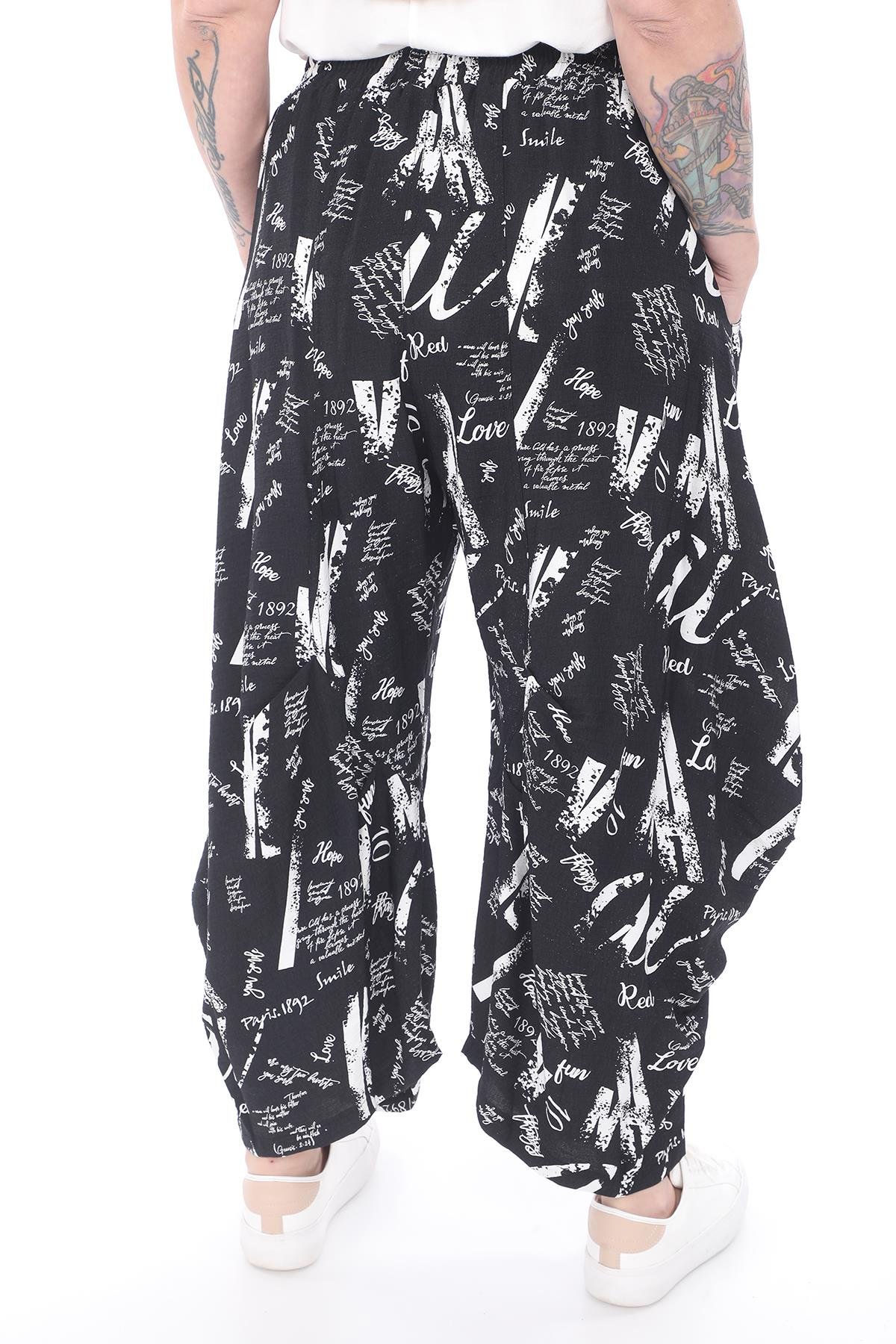 23236 SIYAH PARLEY PANTOLON