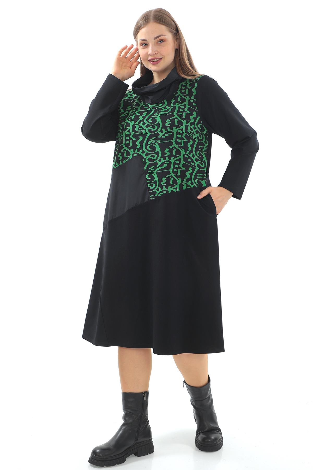23614 ELBISE YESIL 42