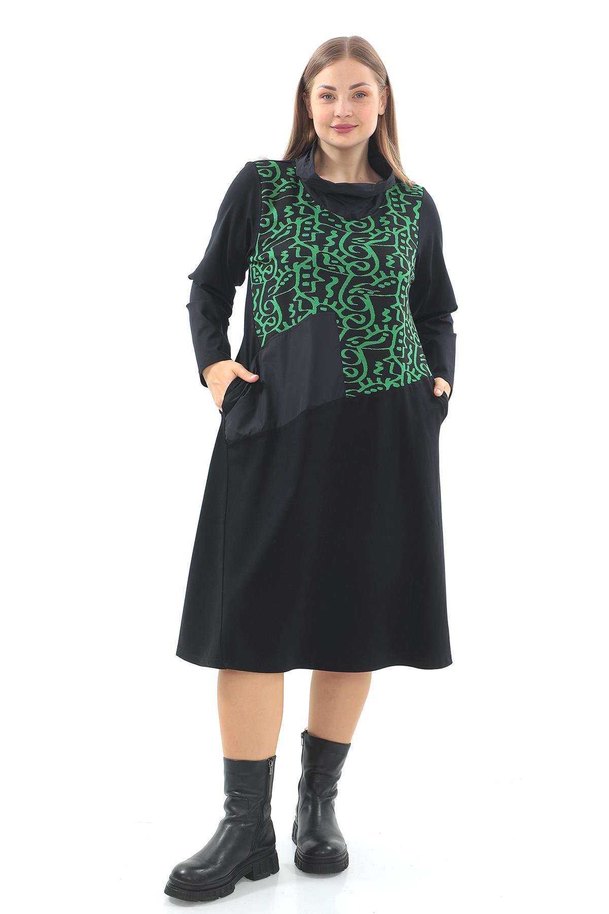23614 ELBISE YESIL 42