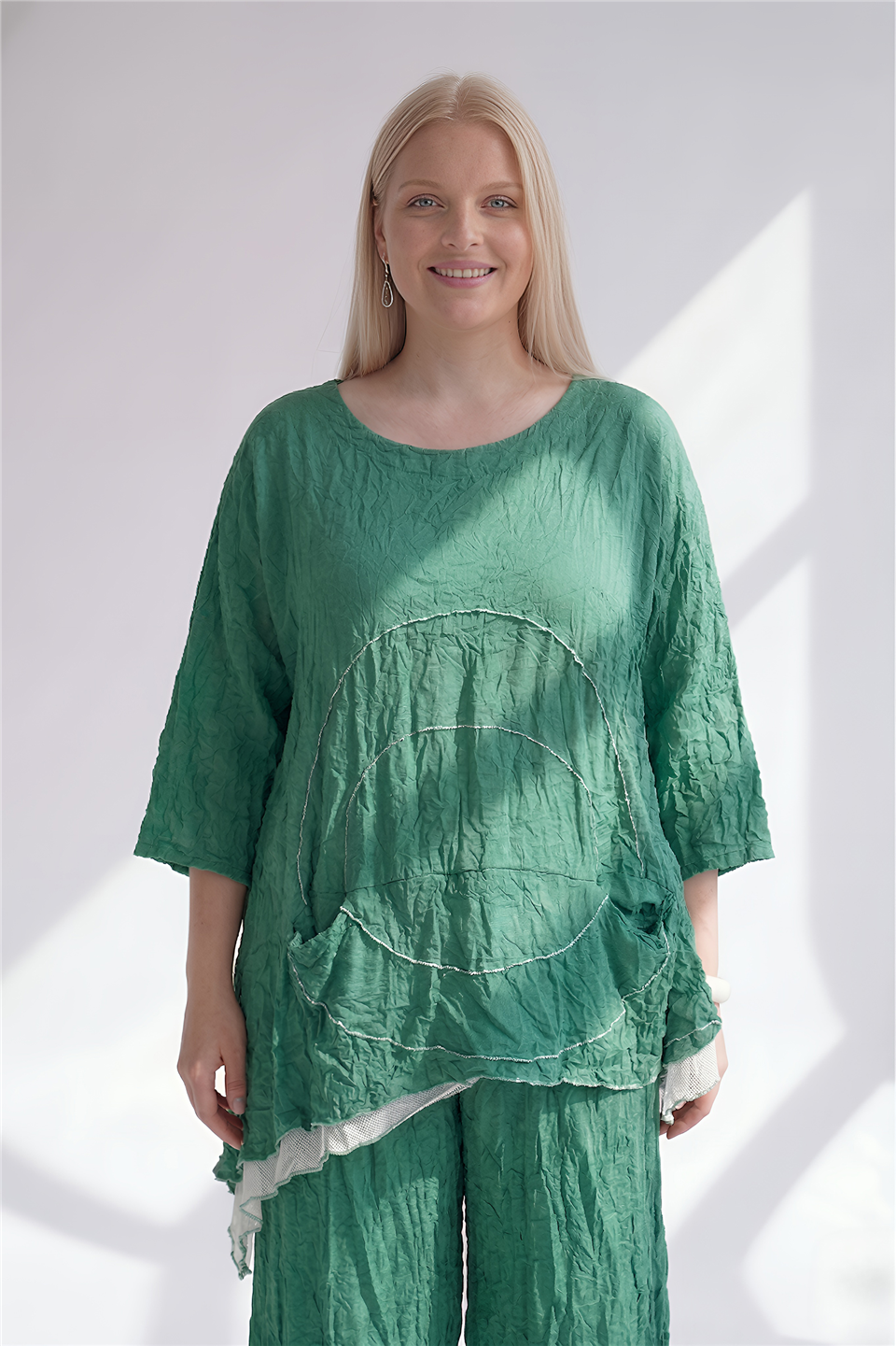 24010 ÖRME KRAŞLI BOL KESİM TUNİK