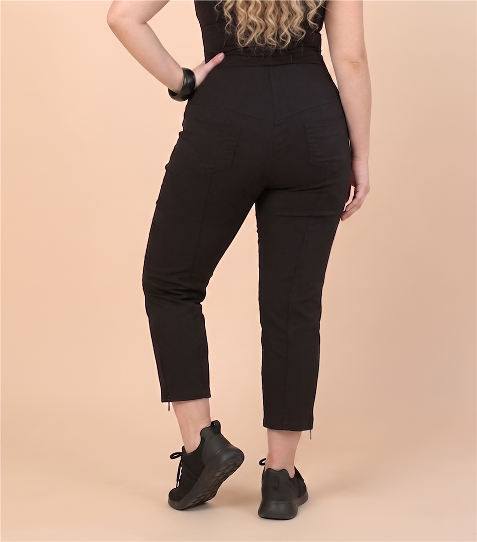 24036 PAÇASI FERMUARLI LİKRALI PANTOLON
