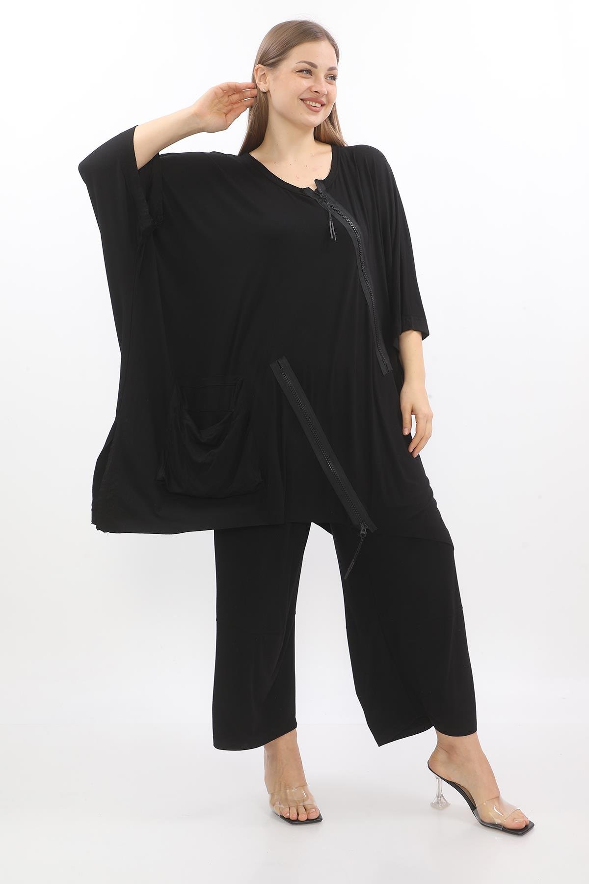 24123 SIYAH TUNIK