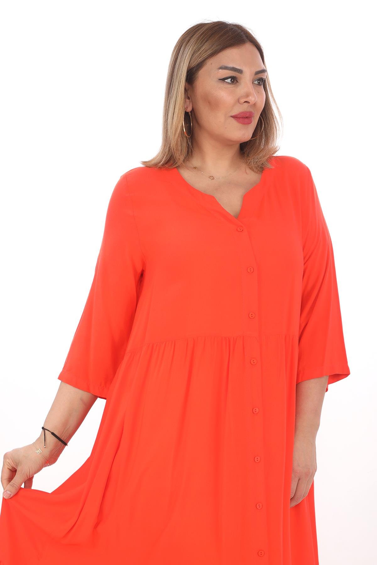 24249 ORANJ ELBISE