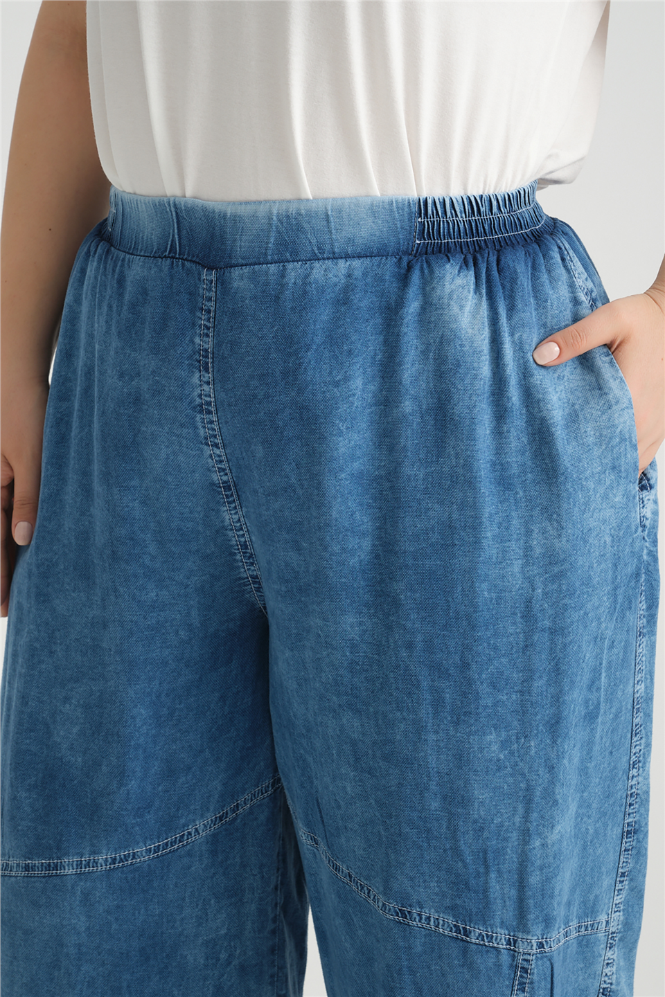 24261 % 100 TENCEL JEAN PANTOLON 