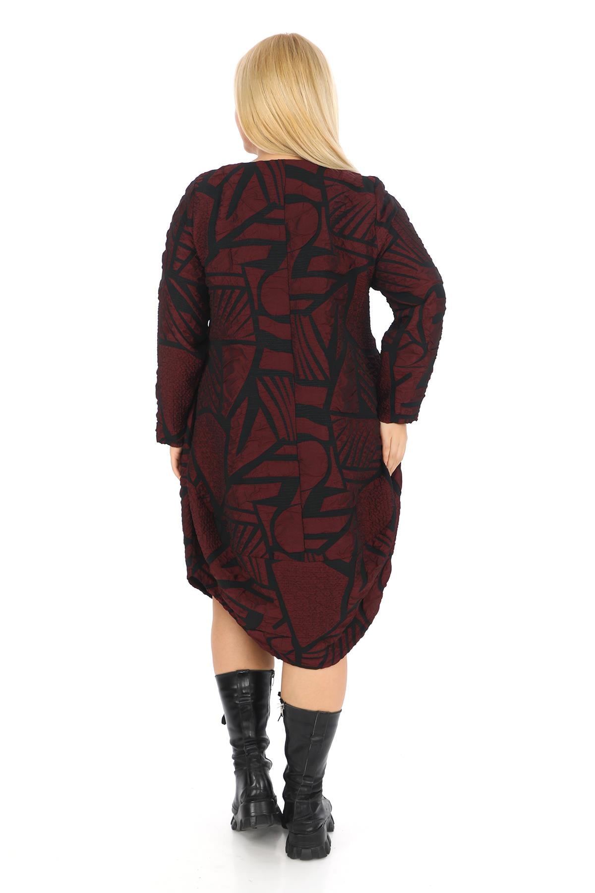 24635 ELBISE BORDO