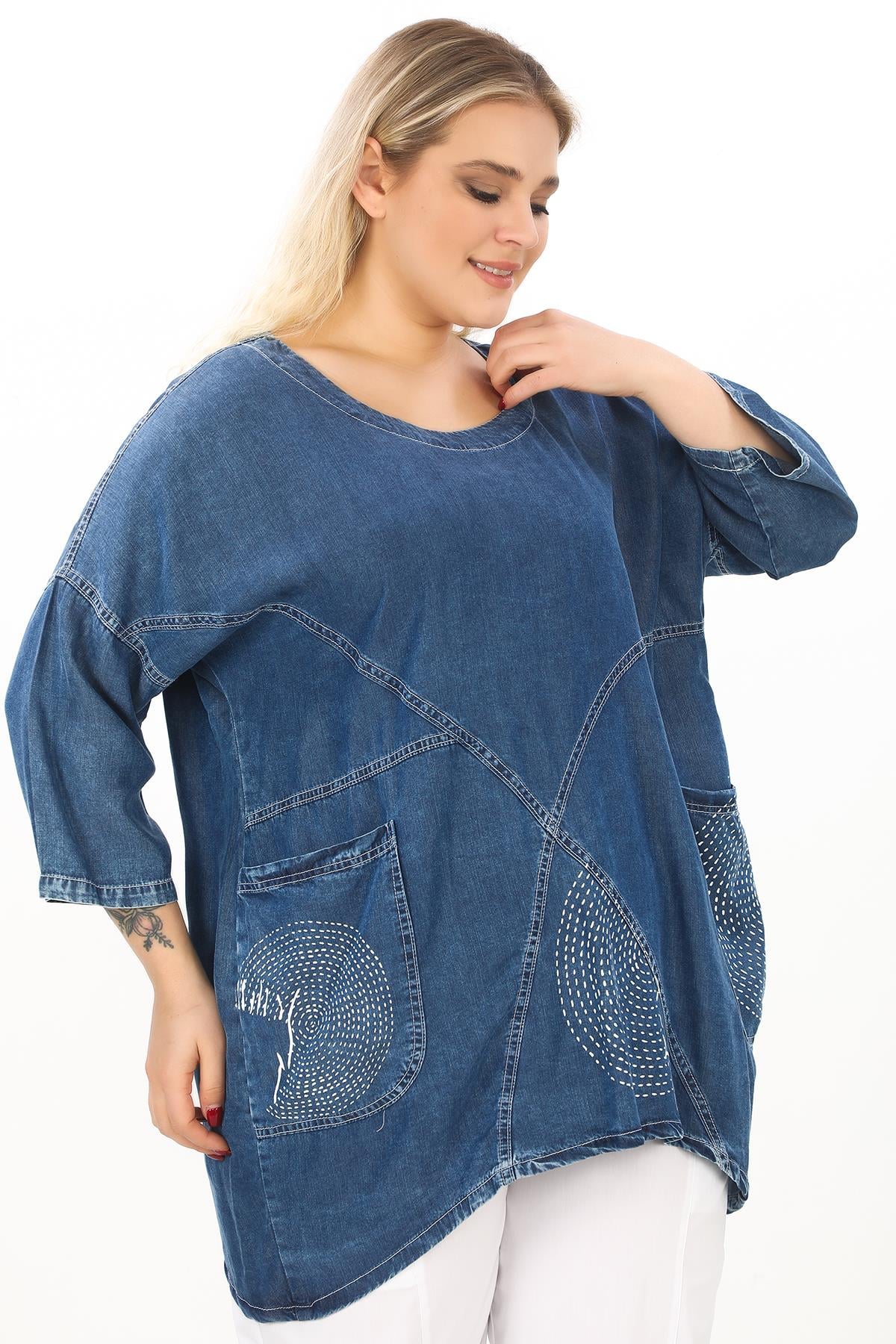 25158 TUNIK MAVI