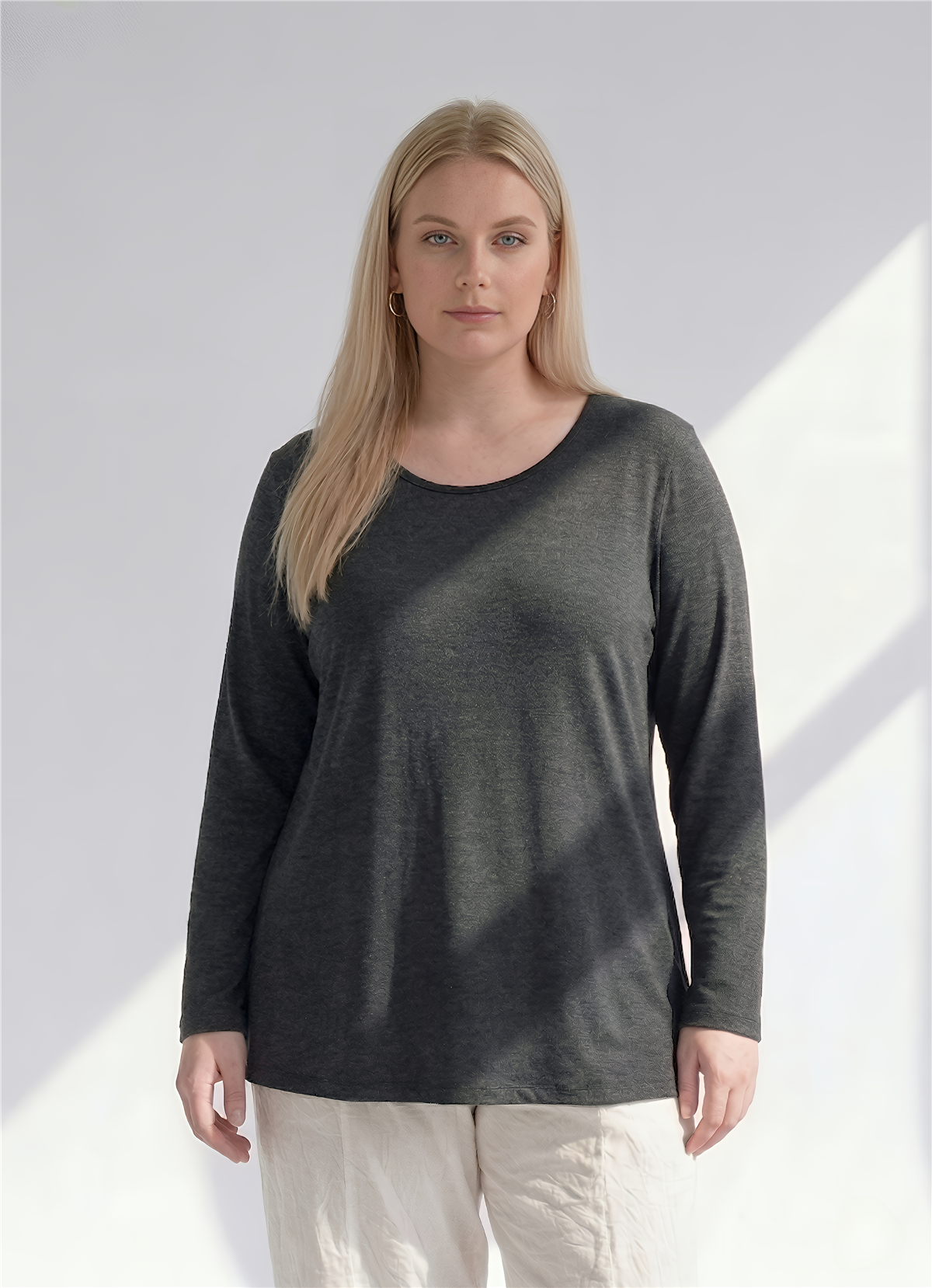 25202-1 ÖRME TUNİK ANTRASIT