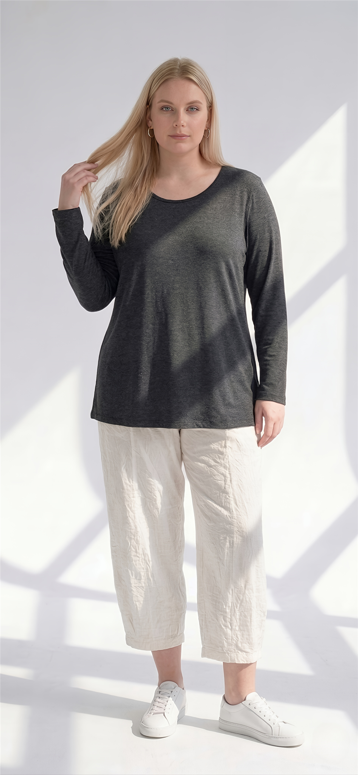 25202-1 ÖRME TUNİK ANTRASIT