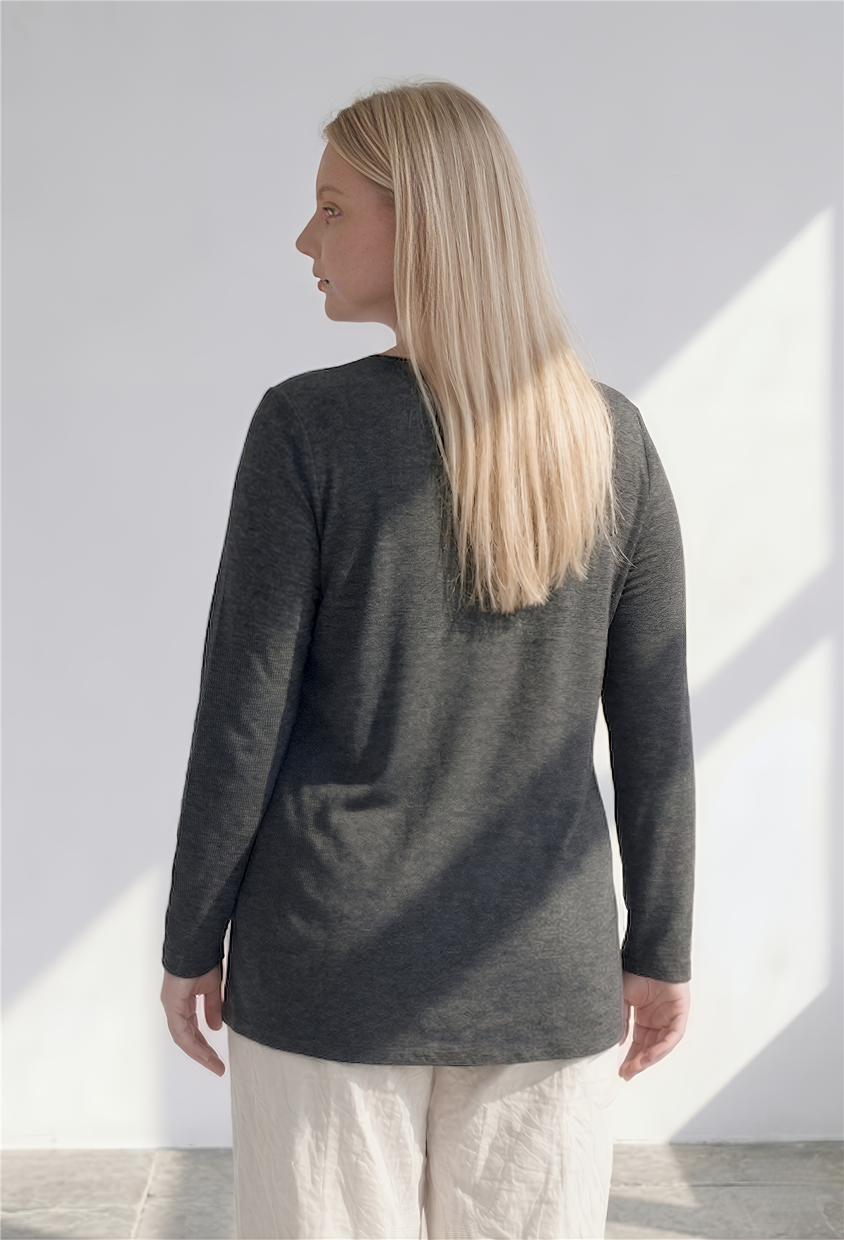 25202-1 ÖRME TUNİK ANTRASIT