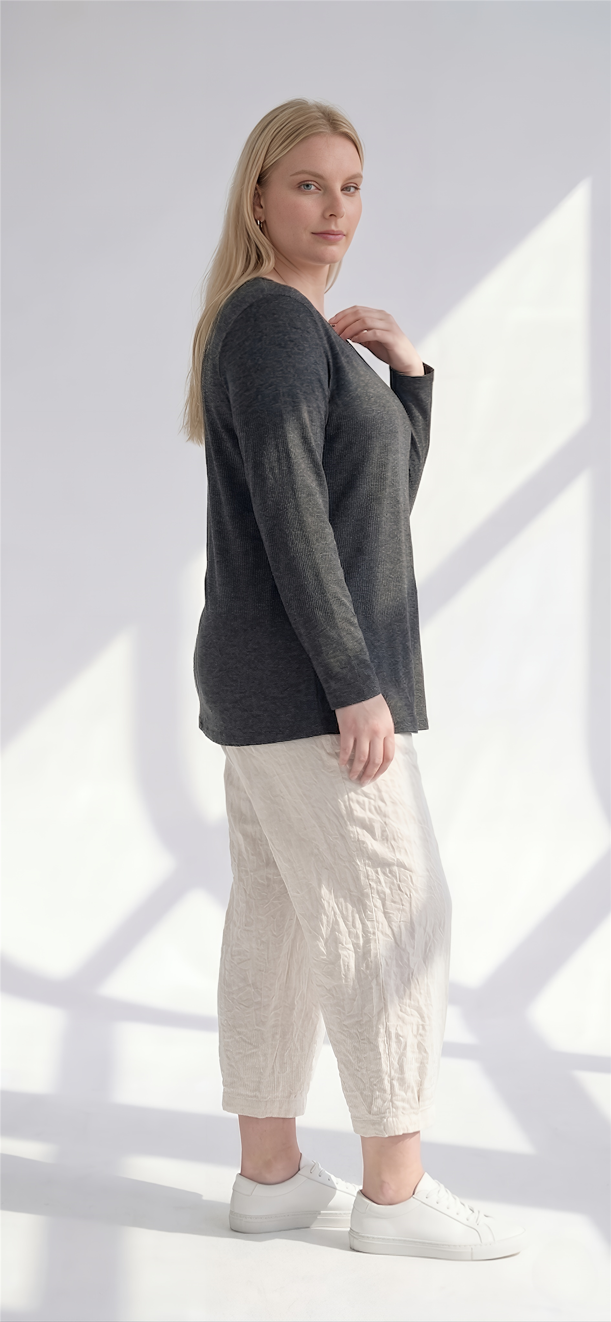 25202-1 ÖRME TUNİK ANTRASIT