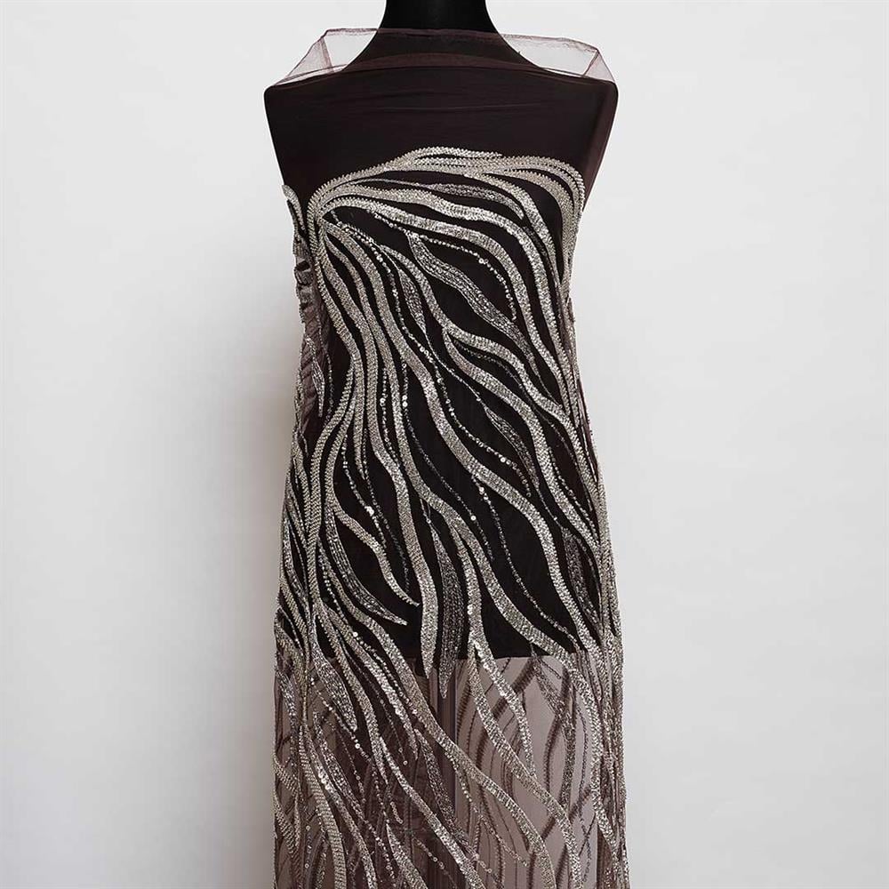  Boncuk İşleme Kumaş 93258