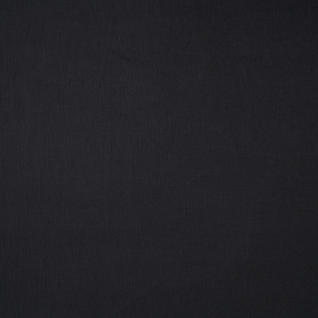 %100 Doğal Fancy Keten Kumaş Lacivert 01