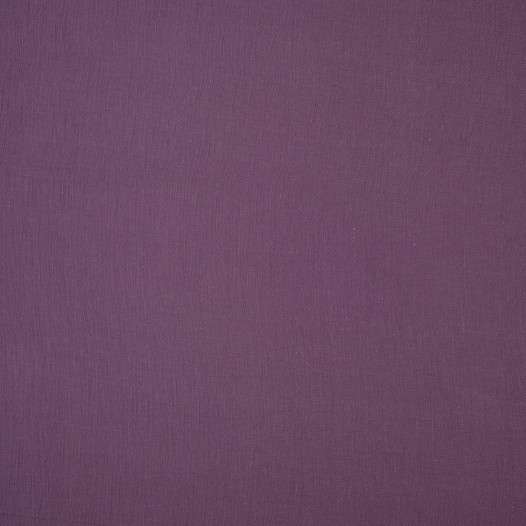 %100 Doğal Fancy Keten Kumaş Mürdüm 20