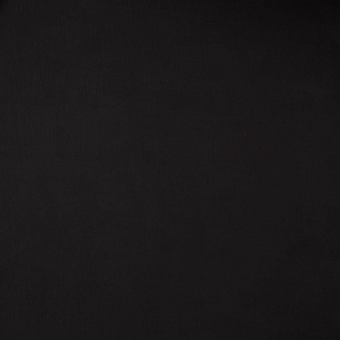 %100 Doğal Fancy Keten Kumaş Siyah 16