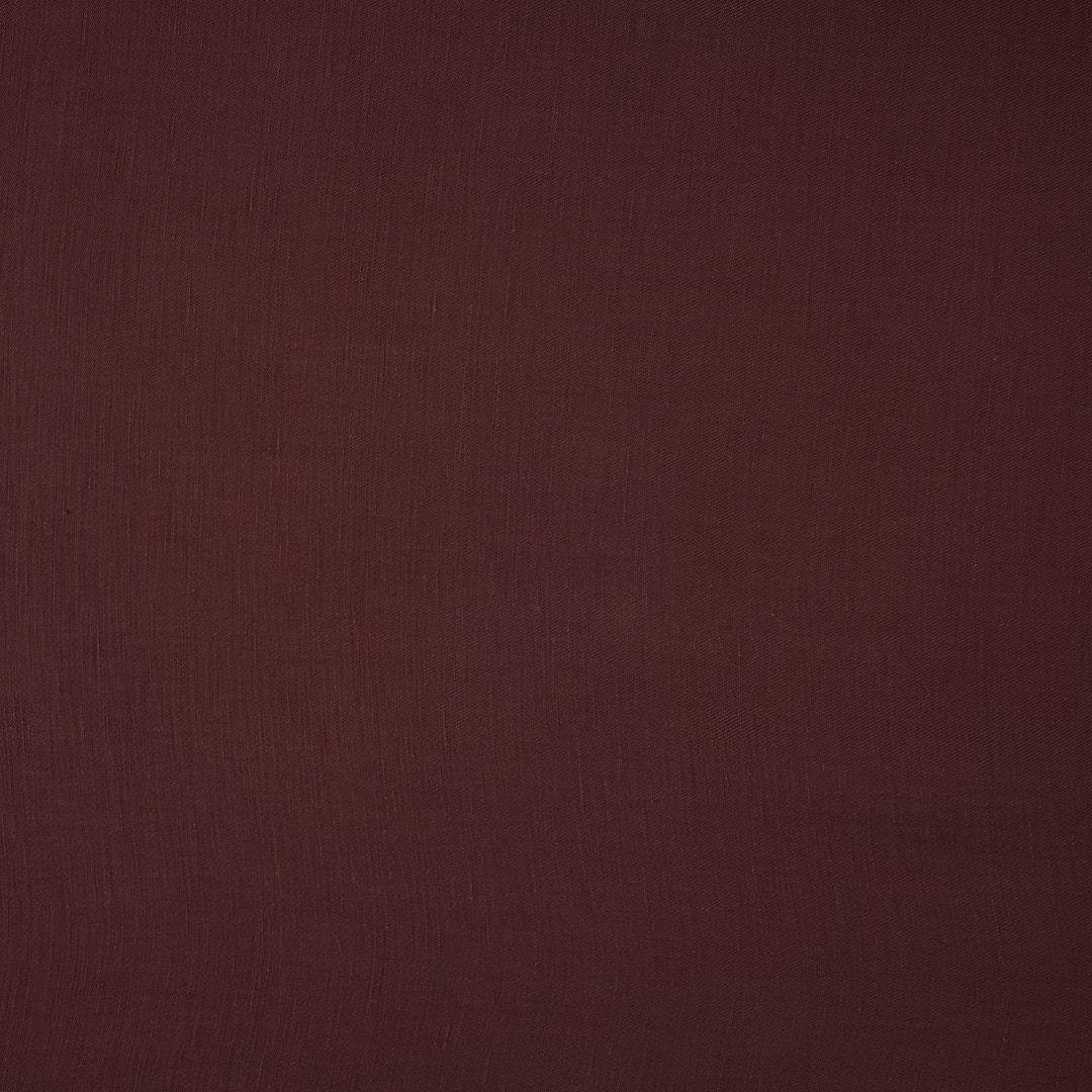 %100 Doğal Fancy Keten Kumaş Vişne 07