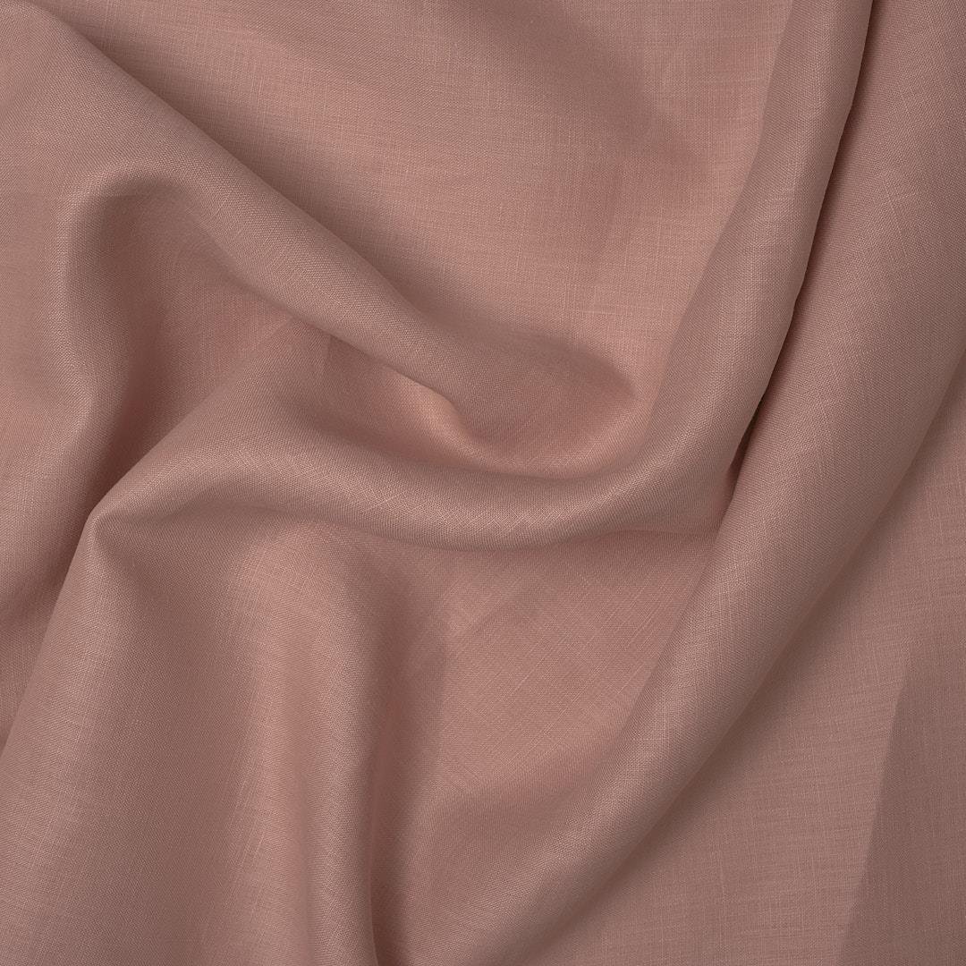 %100 Keten Kumaş Pembe 2705