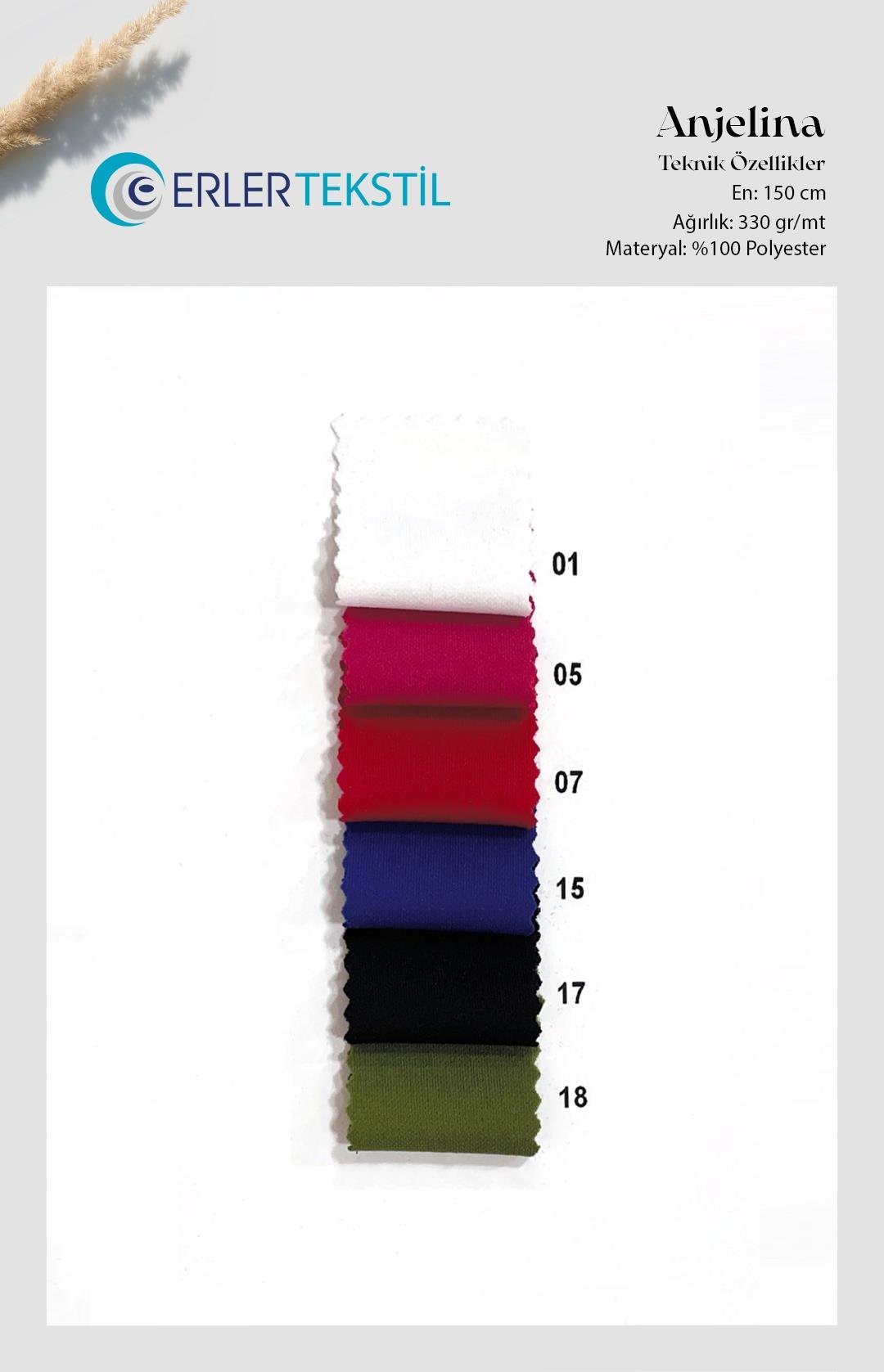 Anjelina Örme Kumaş Kartela