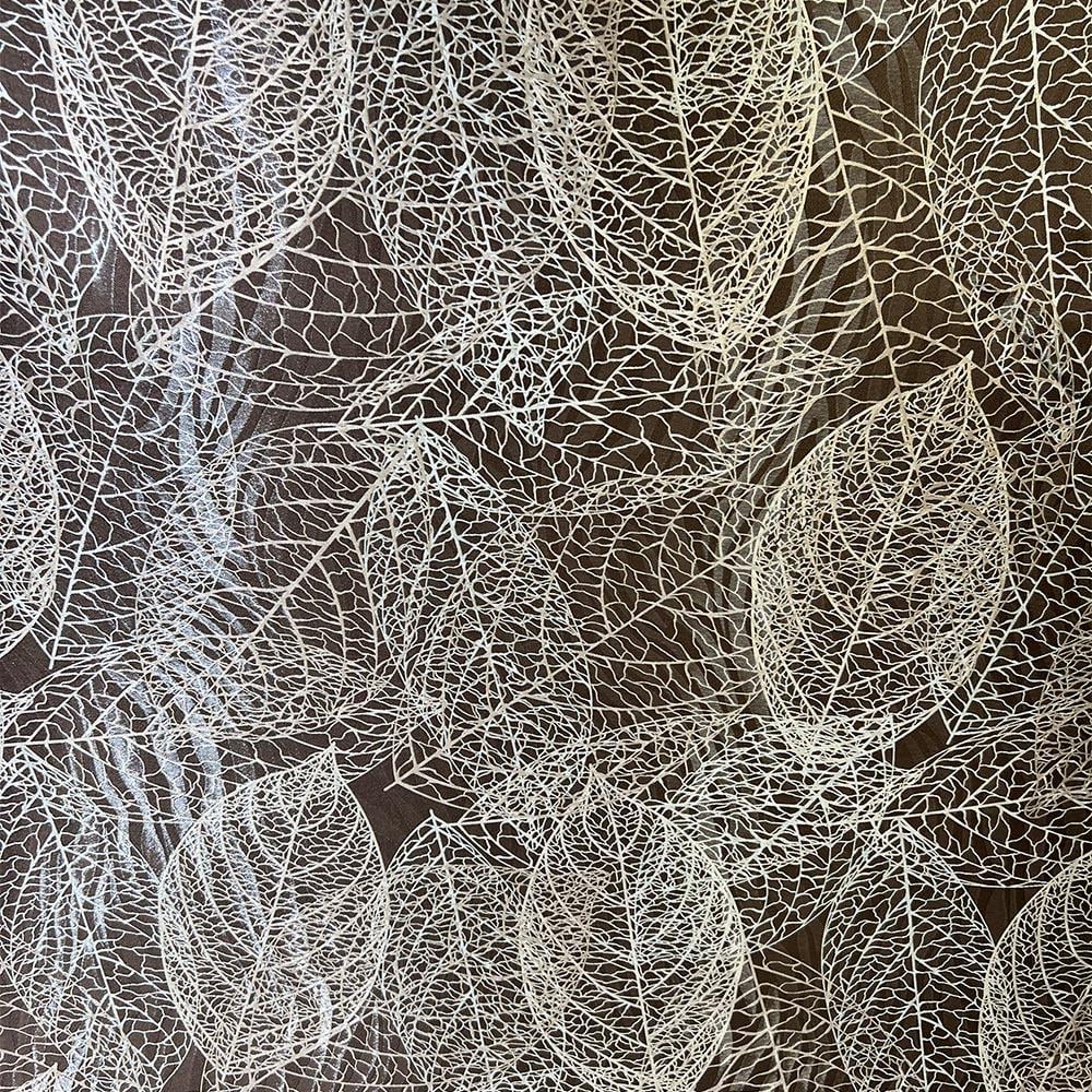 Armani Organze Brokar Kumaş 056 Kahve 09