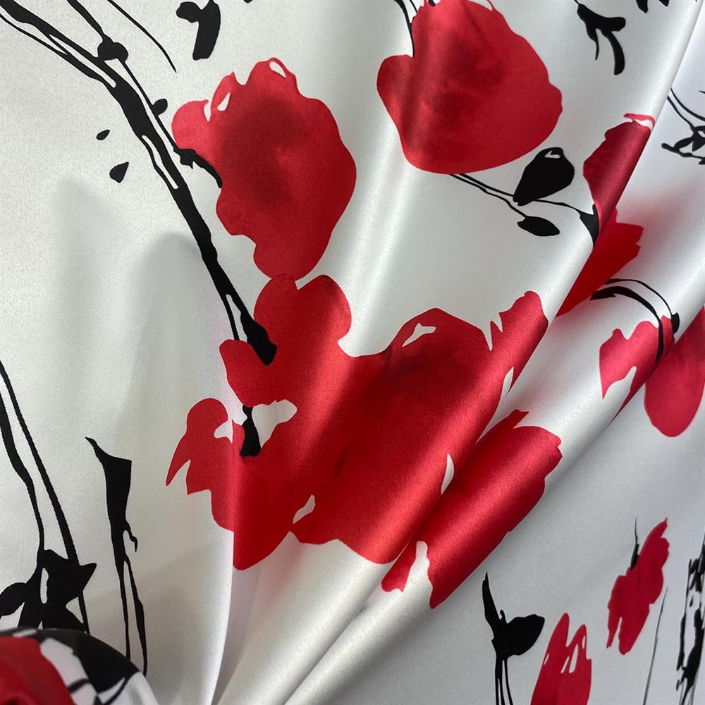 Bahama Saten Emprime Kumaş BHSE01