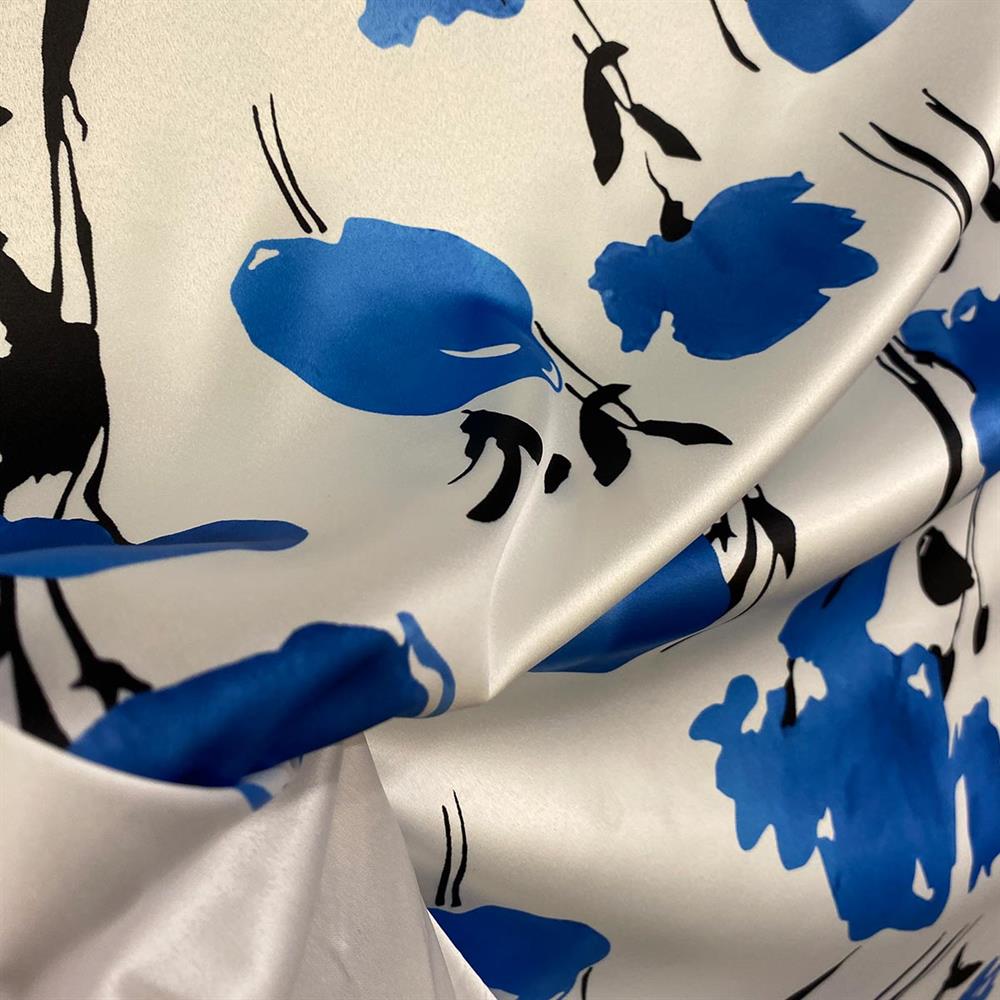 Bahama Saten Emprime Kumaş BHSE03