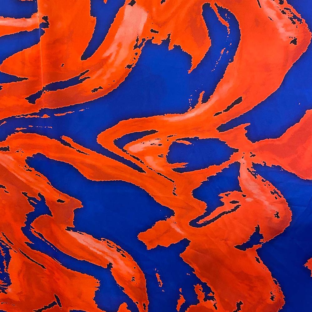 Bahama Saten Emprime Kumaş BHSE06