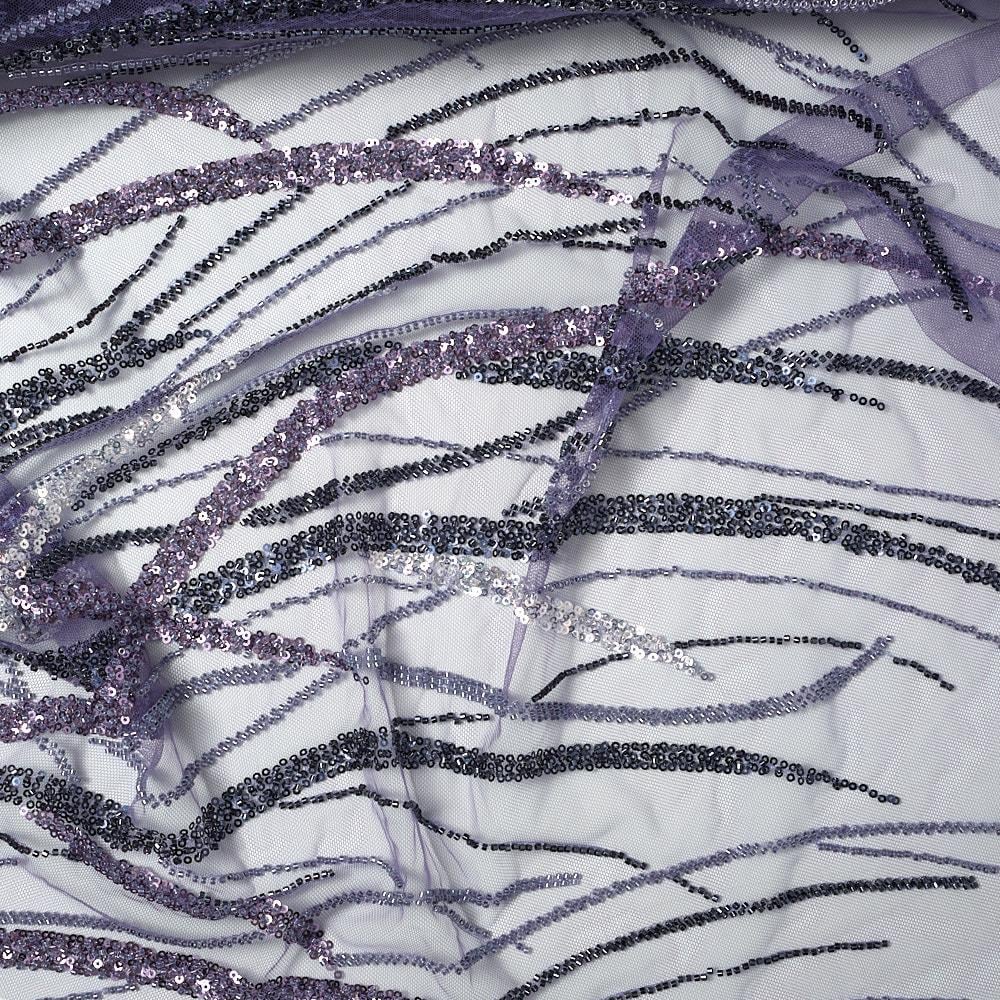 Boncuk İşleme Sarmaşık Kumaş 289