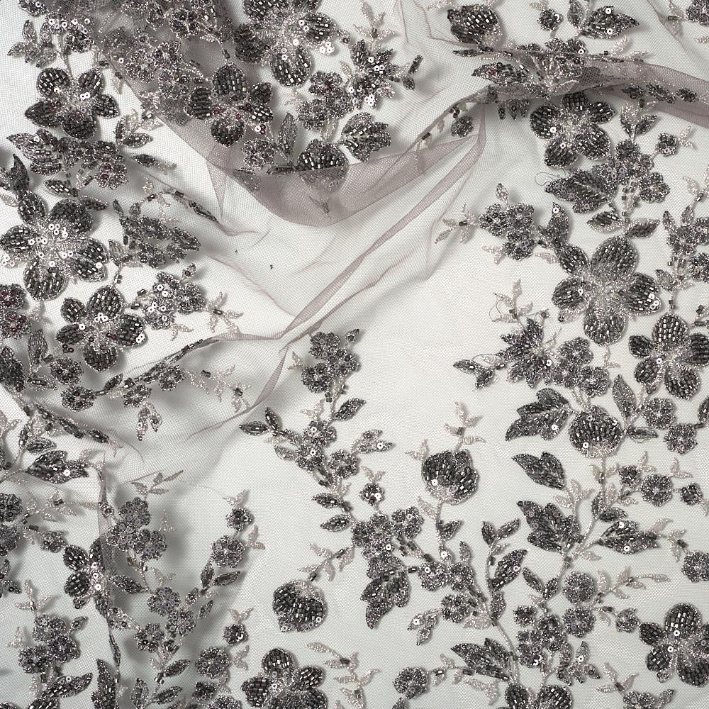 Boncuk İşleme Serpme Kumaş 303