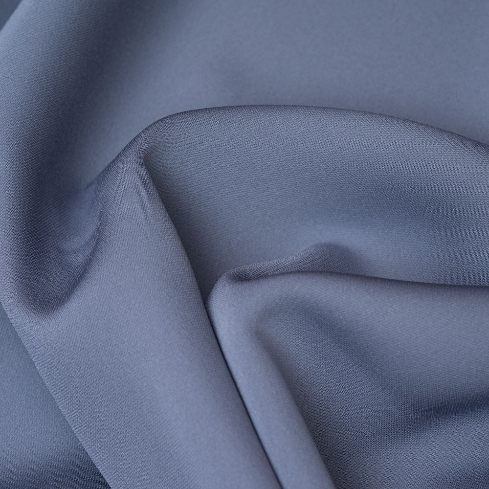 Bora Bora Saten Kumaş Gri-Mavi 36