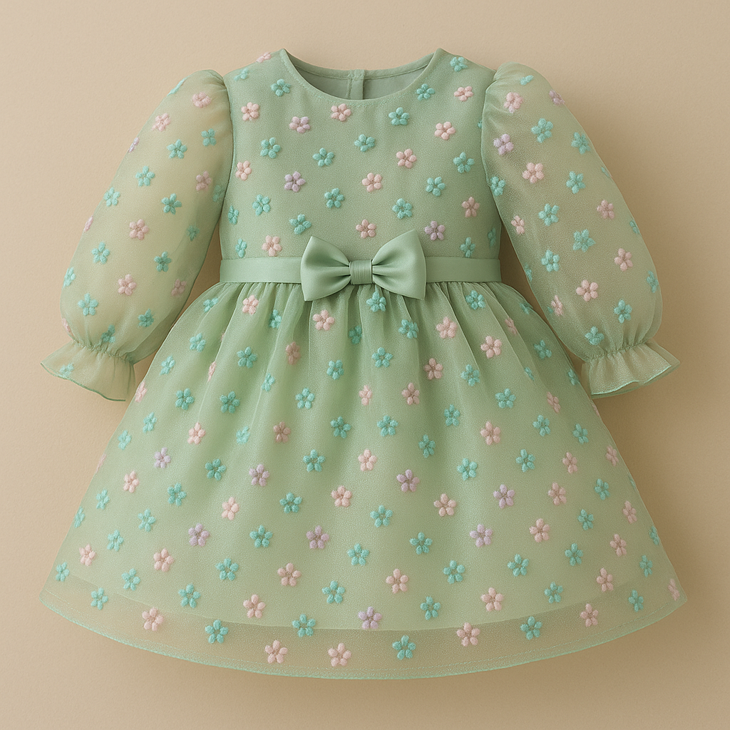 Brokar Organze Kumaş 1107 Beyaz Pembe