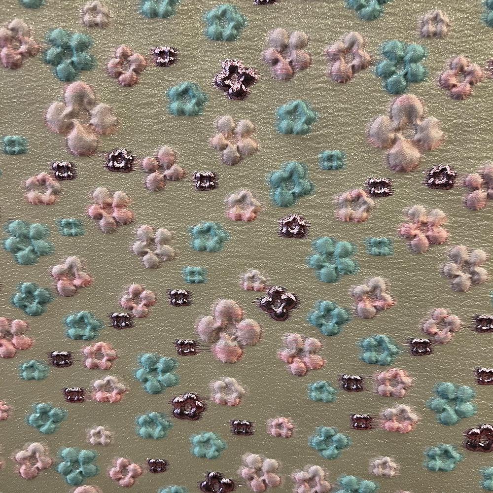 Brokar Organze Kumaş 1107 Beyaz Pembe