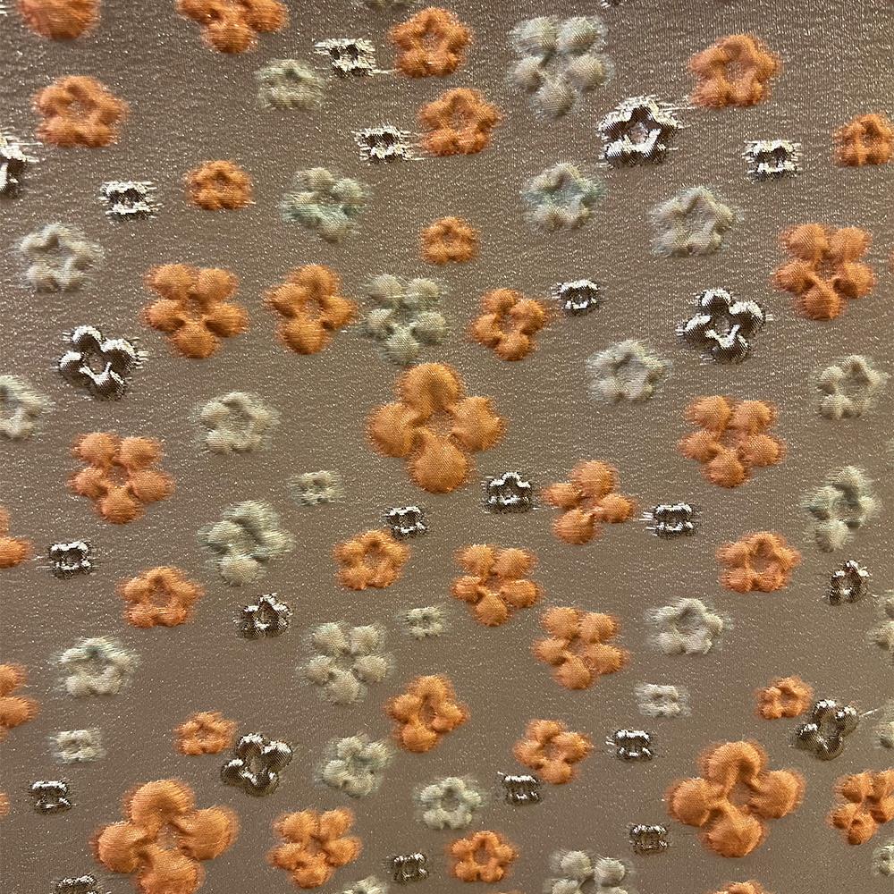 Brokar Organze Kumaş 1107 Turuncu