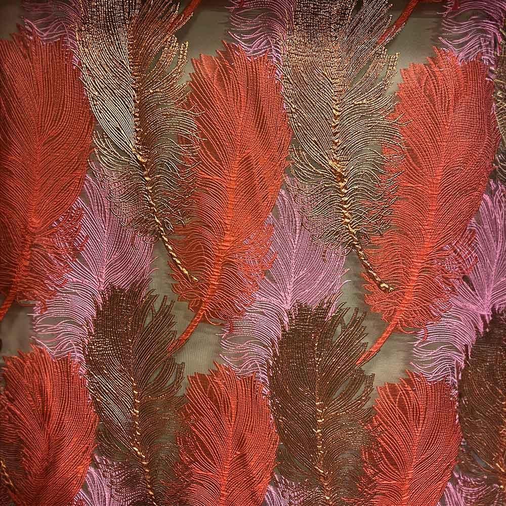 Brokar Organze Kumaş 158.23-03 Taba Bakır