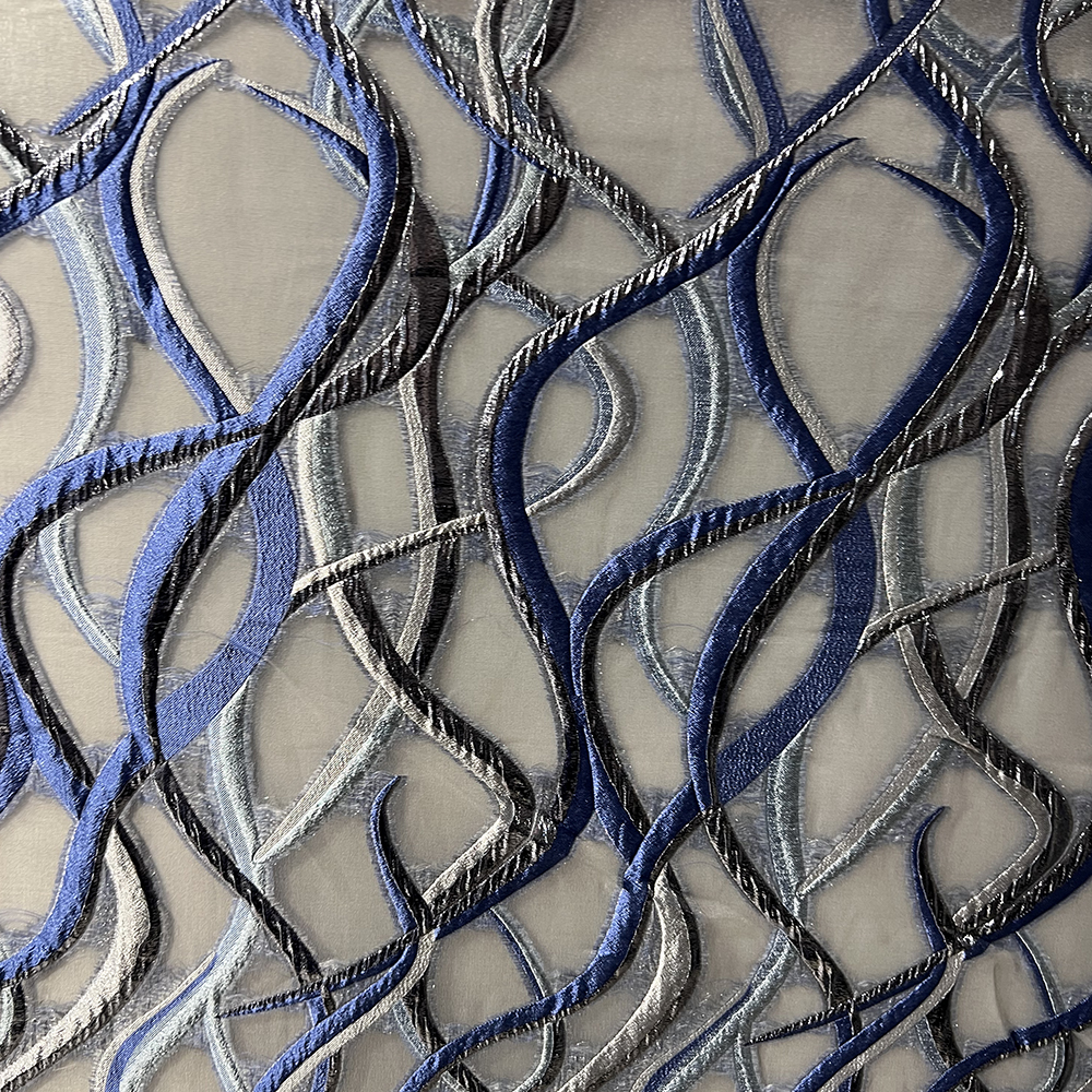 Brokar Organze Kumaş Mavi 220 GDJR