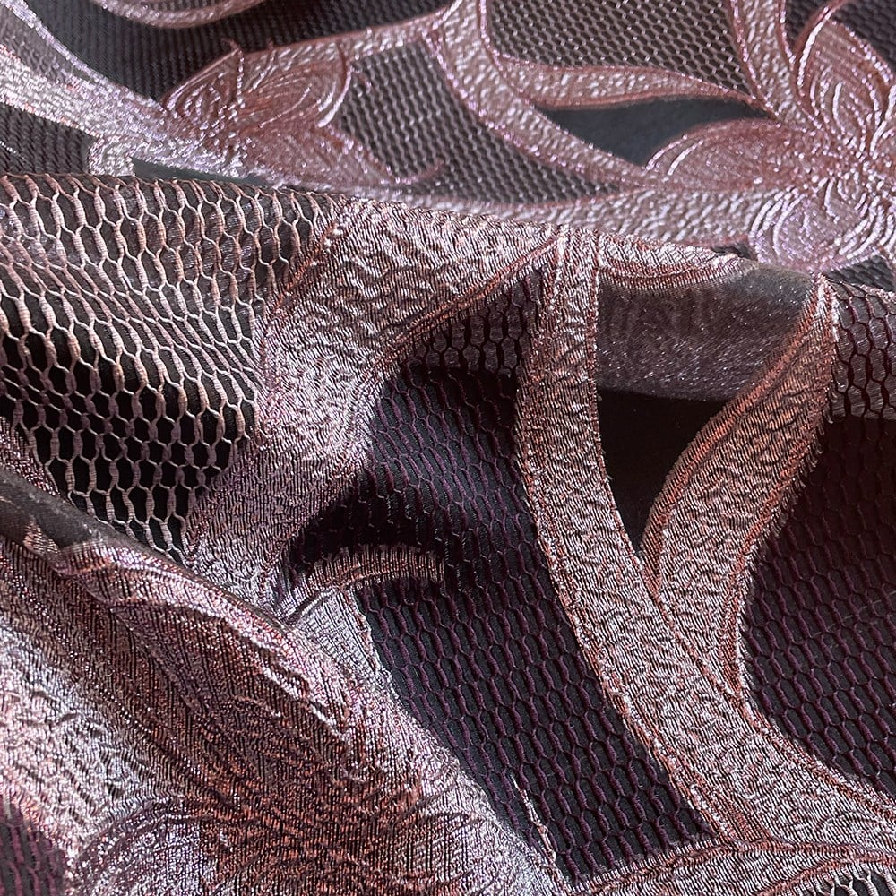 Brokar Organze Kumaş Mor 70346 01