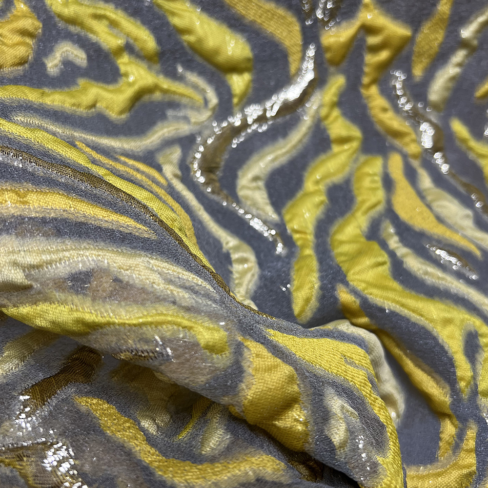 Brokar Organze Kumaş Sarı 222 02 GDJR