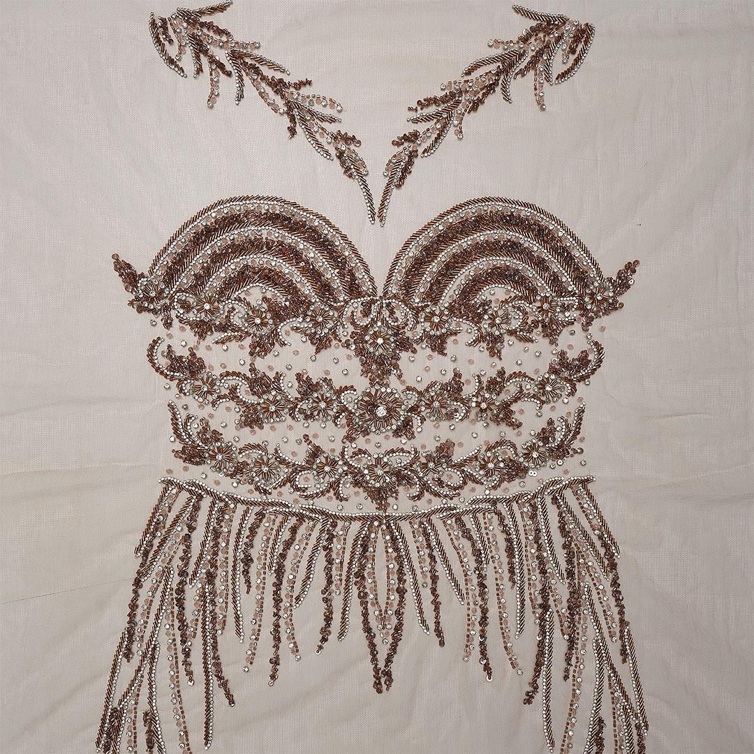 Büstiyer Hint İşleme Kumaş 700996