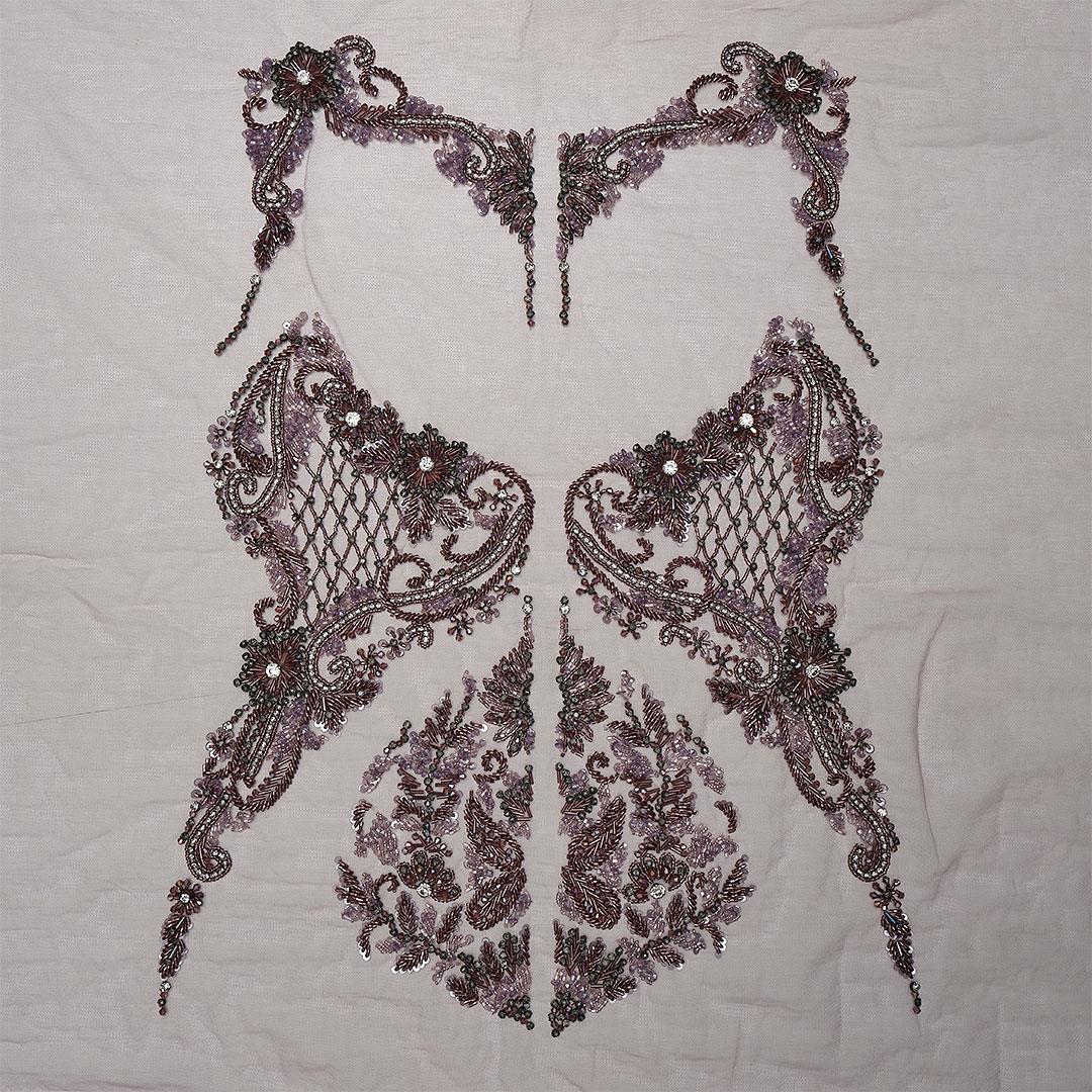 Büstiyer Hint İşleme Kumaş 700997-B