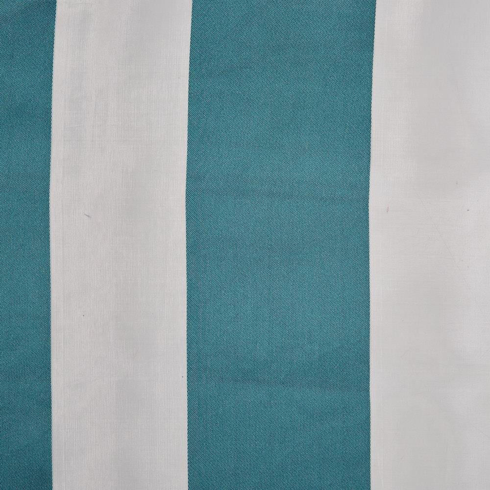 Çizgili Organze Beyaz Turkuaz 03