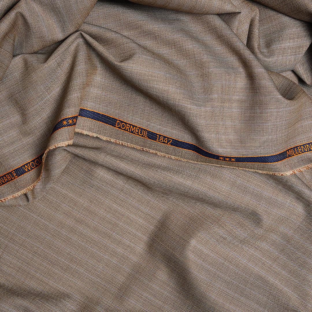 Dormeuil Kumaş Bej Balıksırtı 73