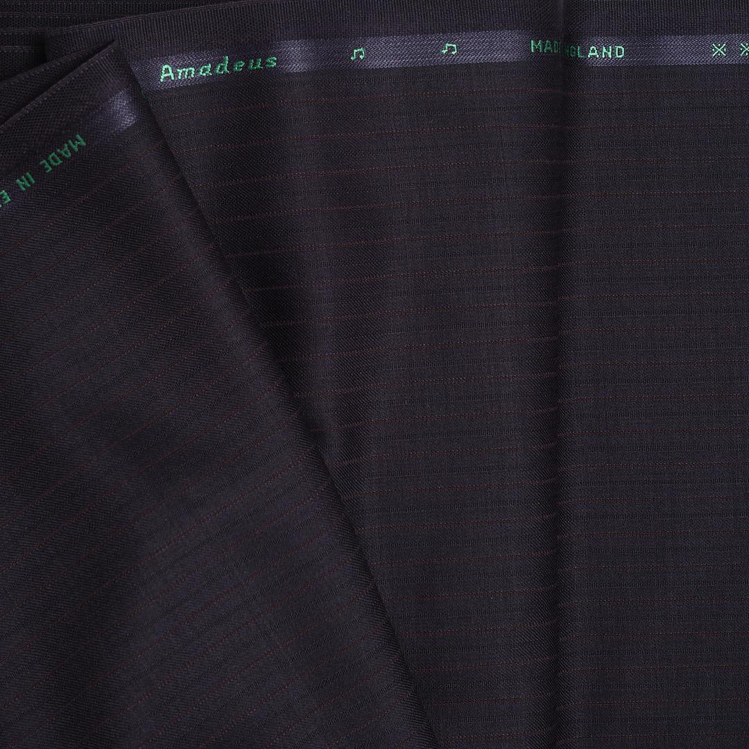 Dormeuil Kumaş Lacivert Bordo Çizgi 301681-30
