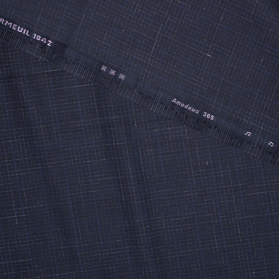 Dormeuil Kupon Kumaş Lacivert 202414-55