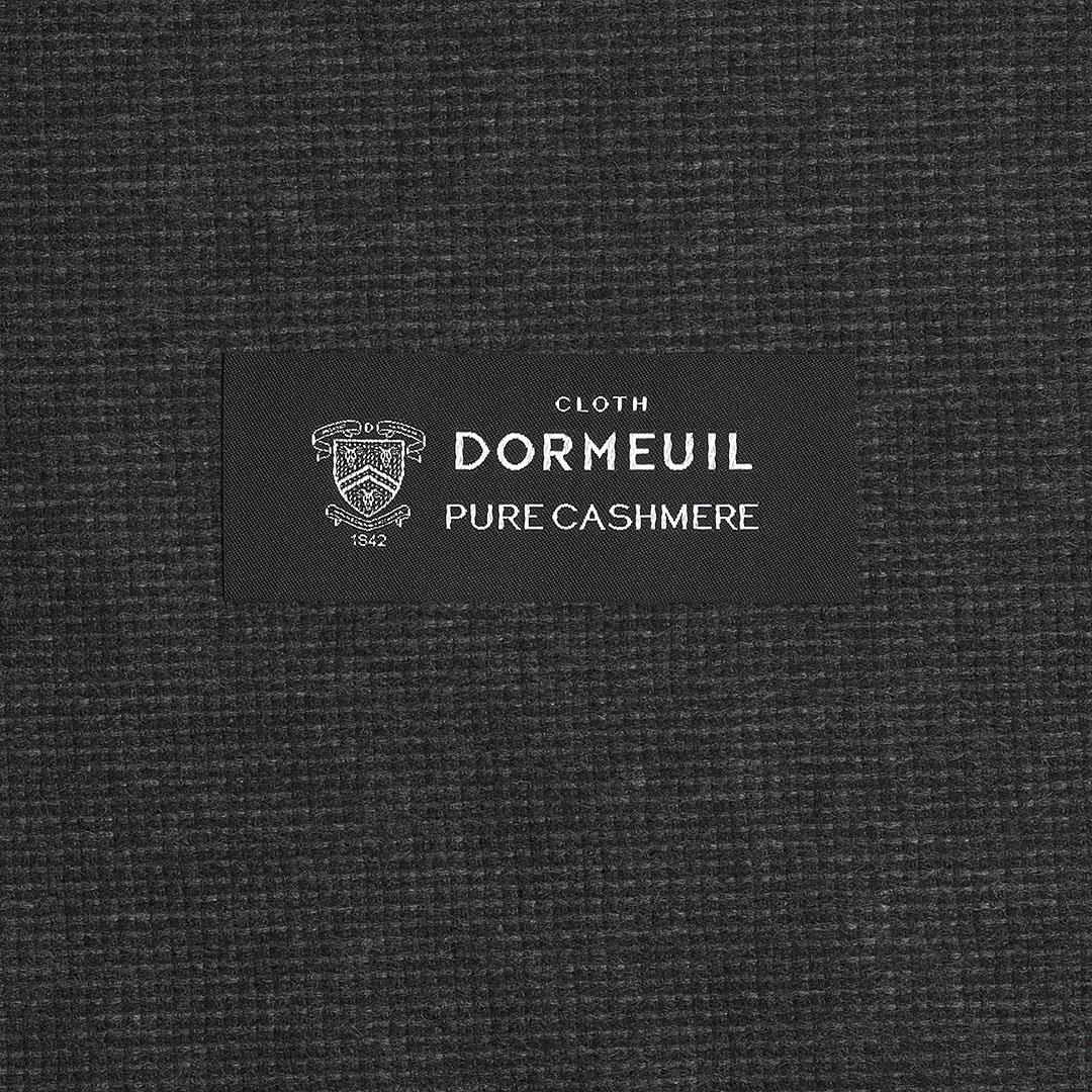 Dormeuil Saf Kaşmir Kumaş Füme Kuşgözü 04